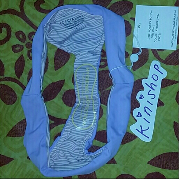 New acacia lavender hookipa bikini bottom swim M MEDIUM Ho'okipa - Picture 4 of 4